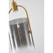 Canada 1 Light 8 inch Gold Single Pendant Lighting Ceiling Light